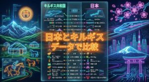 日本とキルギスをデータで比較