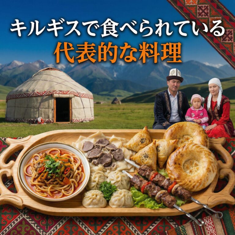 キルギスで食べられている代表的な料理