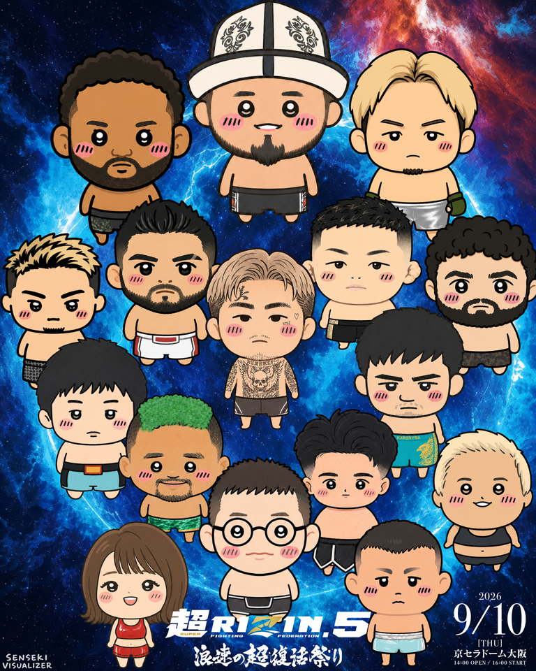 超RIZIN.5 浪速の超復活祭り| 試合結果まとめ